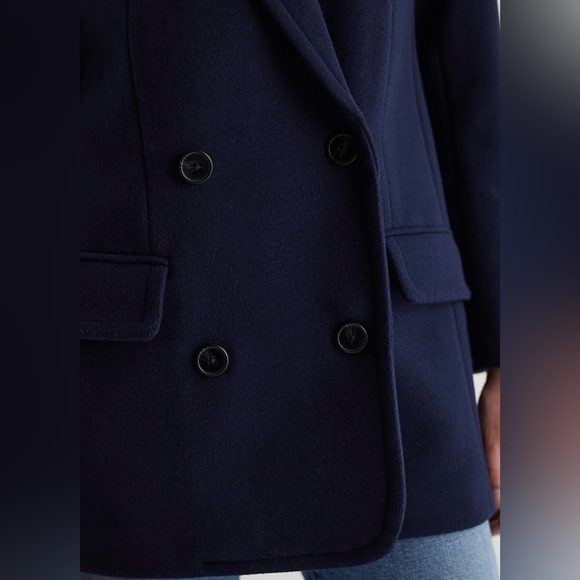 Express Faux Wool Double Breasted Oversized Coat - Picture 5 of 10